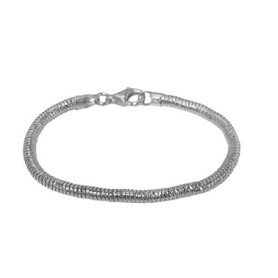 2.5mm Snake Chain Bracelet, Sterling Silver